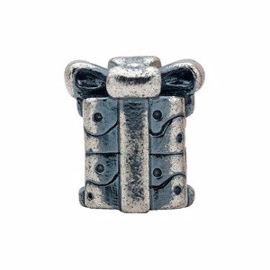 24774:101:P Sterling Silver 10mm Gift Slider Bead