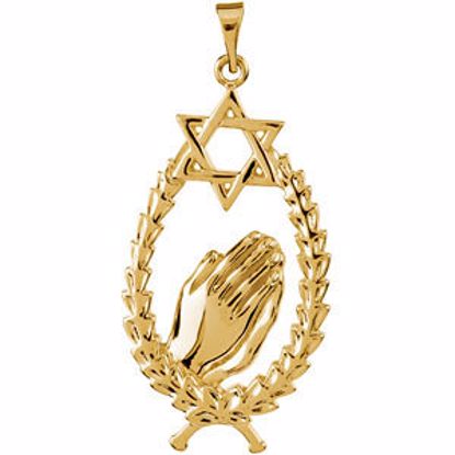 R45229:105:P Wings of Remembrance&trade; Star of David Pendant