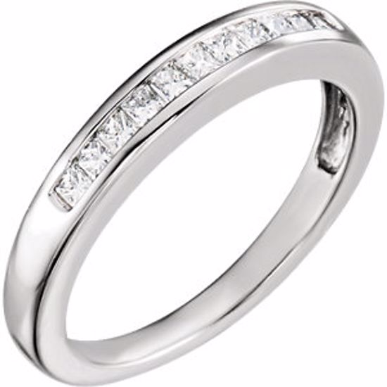 64760:60010:P Sterling Silver Band Mounting for 5mm Ring Size 7