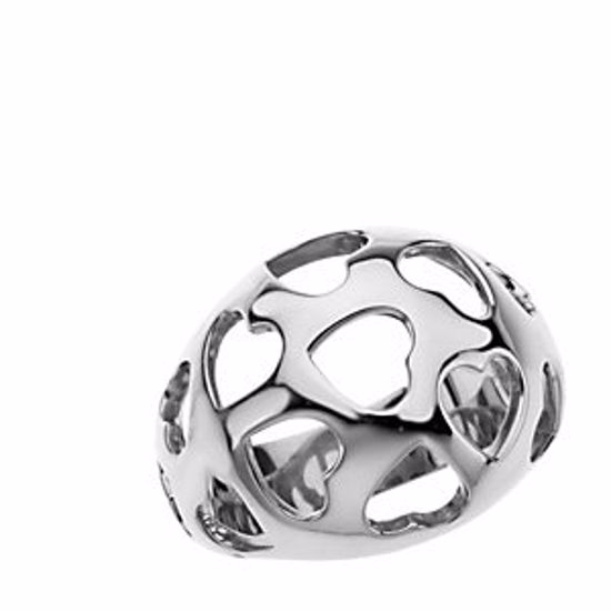 50786:107:P Fashion Dome Ring with Hearts