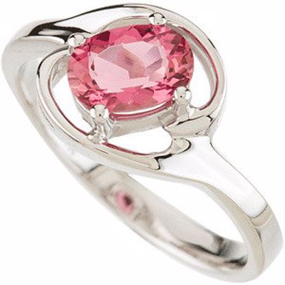 67675:101:P Genuine Pink Tourmaline Ring