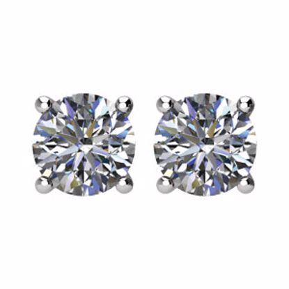 67534:111:P 14kt White 1/3 CTW Diamond Earrings