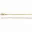 CH947:101:P 14kt Yellow 1.3mm Diamond-Cut Rope 7" Chain
