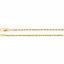 CH949:102:P 14kt Yellow 1.9mm Diamond Cut Rope 16" Chain

