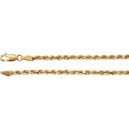 CH951:105:P 14kt Yellow 2.8mm Diamond Cut Rope 20" Chain
