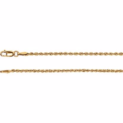 CH956:102:P 14kt Yellow 1.85mm Rope Chain 16" Chain
