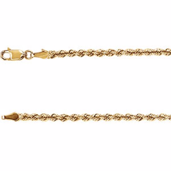 CH957:104:P 14kt Yellow 3mm Rope 20" Chain
