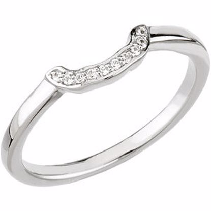 67713:1215971:P 14kt White .05 CTW Diamond Halo-Styled Engagement Ring or Matching Band