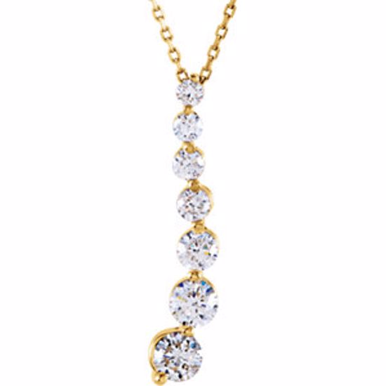 67724:60003:P Journey Diamond Necklace