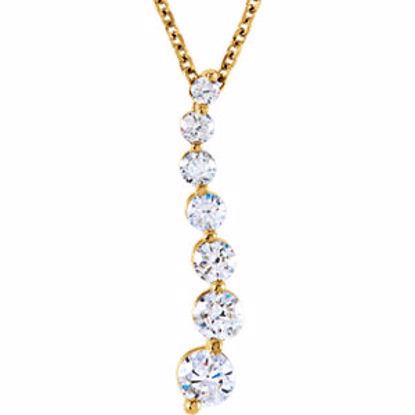 67724:60001:P Journey Diamond Necklace