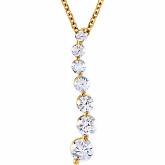 67724:60001:P Journey Diamond Necklace