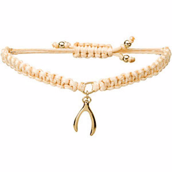 BRC626:104:P Heart U Back&trade; Wishbone Bracelet