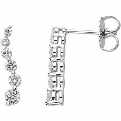 67723:60004:P Journey Diamond Earrings