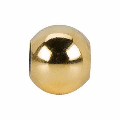 24951:100:P Yellow Gold Filled 8mm Yellow Gold Filled Smart Bead