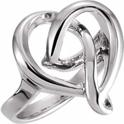 5482:34499:P Freeform Heart Ring