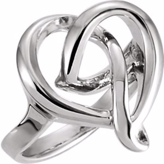 5482:34499:P Freeform Heart Ring