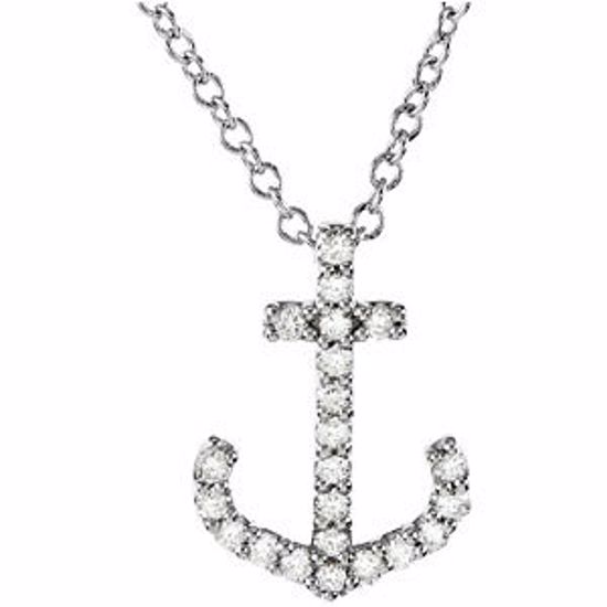 67749:84153:P Anchor Necklace