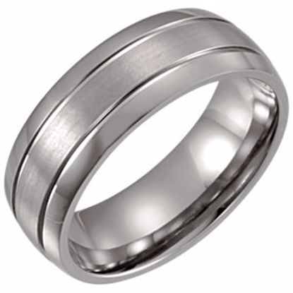 T832:101:P Titanium 8mm Band Size 10