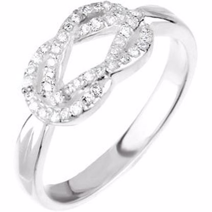 67742:121610:P Diamond Knot Ring