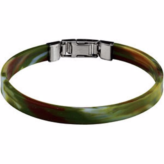 BRC450:105:P LifeLink&trade; Rubber Bracelet with Clasp