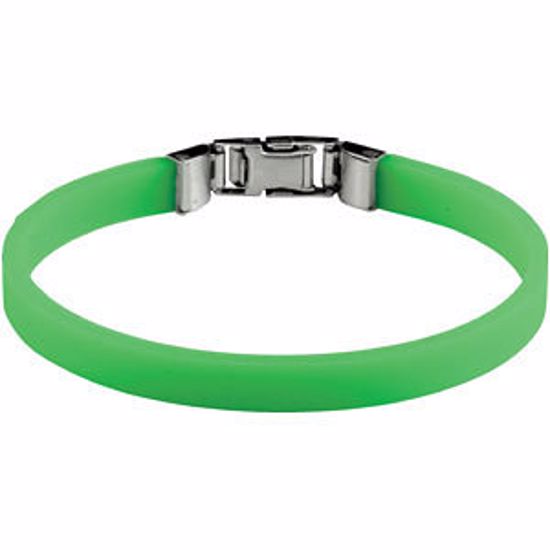 BRC450:106:P LifeLink&trade; Rubber Bracelet with Clasp