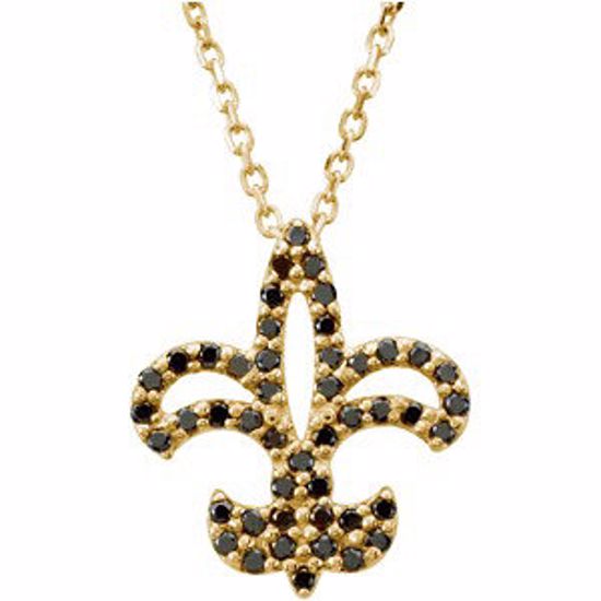 67755:847140:P Fleur-de-lis Necklace