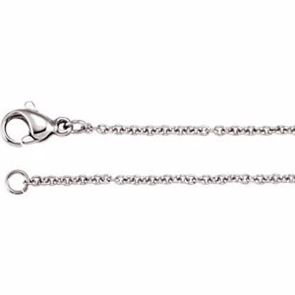 C413:224:P Stainless Steel 1.5mm Cable 16" Chain