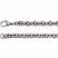 C835:167:P Stainless Steel Diamond Cut Oval Rolo Chain  5mm