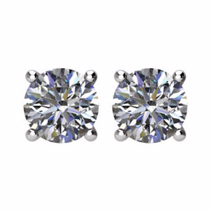 67541:111:P 1/3 CTW Diamond Friction Post Stud Earring