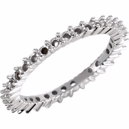 121652:122:P Platinum Eternity Band Mounting Size 7.5