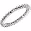 121652:122:P Platinum Eternity Band Mounting Size 7.5