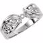 50290:275465:P 10kt White Solitaire Engagement Ring Base