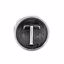 24973:155:P Sterling Silver 10.6mm Letter 
"T" Alpha Cylinder Bead