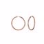 E195:112:P Immerse Plated Amalfi&trade; Stainless Steel Twisted Hoop Earrings