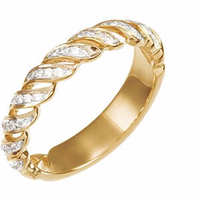 67809:101:P 14kt Yellow 1/5 CTW Diamond Anniversary Band 