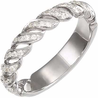 67809:102:P 14kt White 1/5 CTW Diamond Anniversary Band 