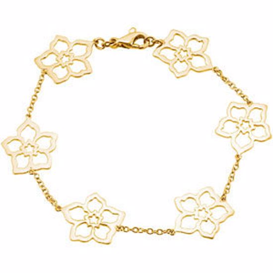 BRC634:101:P Forget Me Not Bracelet