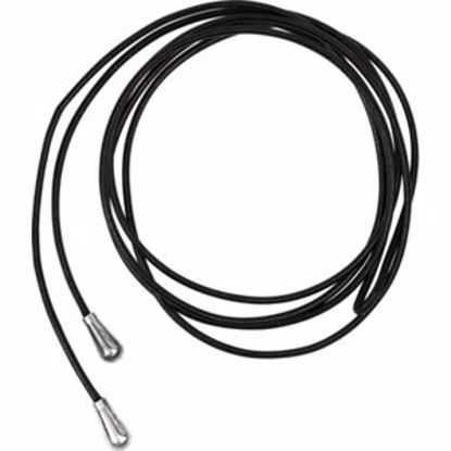 NCK174:101:P Kera® 1.5 mm Black Leather Lariat Cord