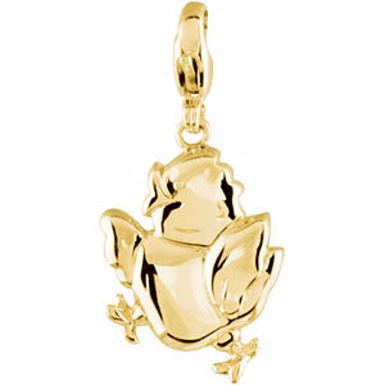 84794:101:P 14kt Yellow Charming Animals® Baby Chick Charm