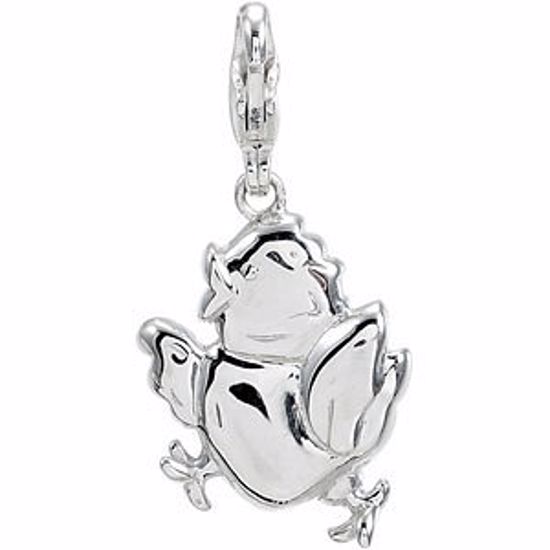 84794:102:P Sterling Silver Charming Animals® Baby Chick Charm