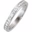 67707:102:P 14kt White 7/8 CTW Diamond Princess Channel Band to 5, 5.5, & 6mm Engagement Ring