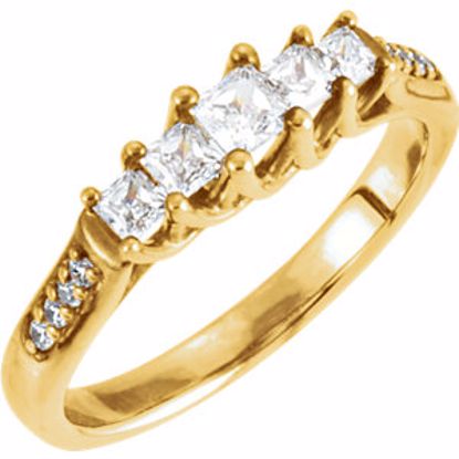 67871:105:P 14kt Yellow 1/2 CTW Diamond Anniversary Band 