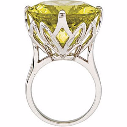 67919:101:P Green Gold Quartz Ring