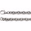 C847:103:P Stainless Steel Oval Rolo Chain 7mm