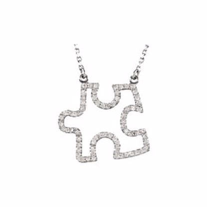 68063:84803:P Puzzle Piece Necklace