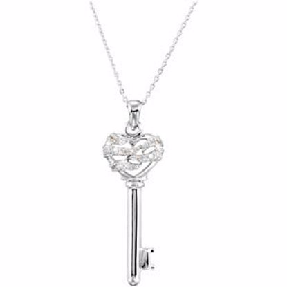 R410024:1010:P The Key of Strength for a Mother Necklace