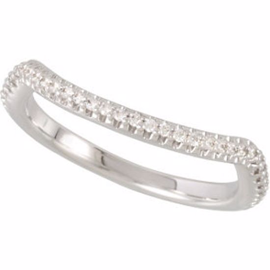 67964:103:P 14kt White 1/5 CTW Diamond Band