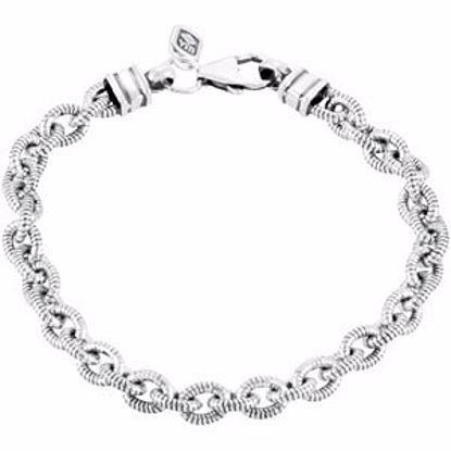 BRC674:101:P 5.9mm Twisted Cable Link Bracelet