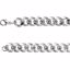 CH978:103:P Sterling Silver 12.3mm Curb 18" Chain

