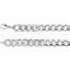 CH980:104:P Sterling Silver 9.3mm Curb 20" Chain
